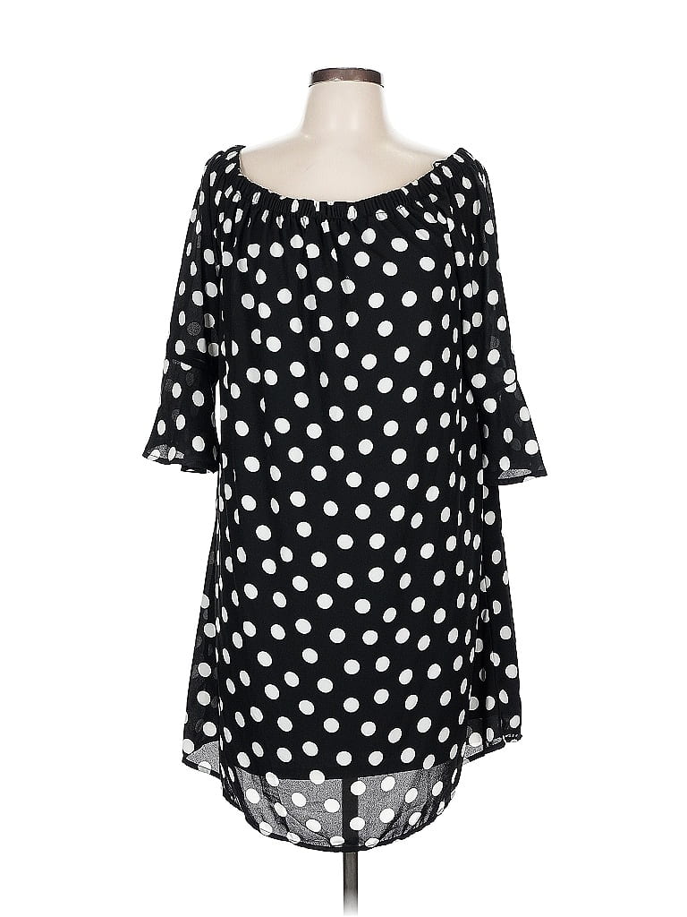 Pre-owned City Streets Casual Dress In Black