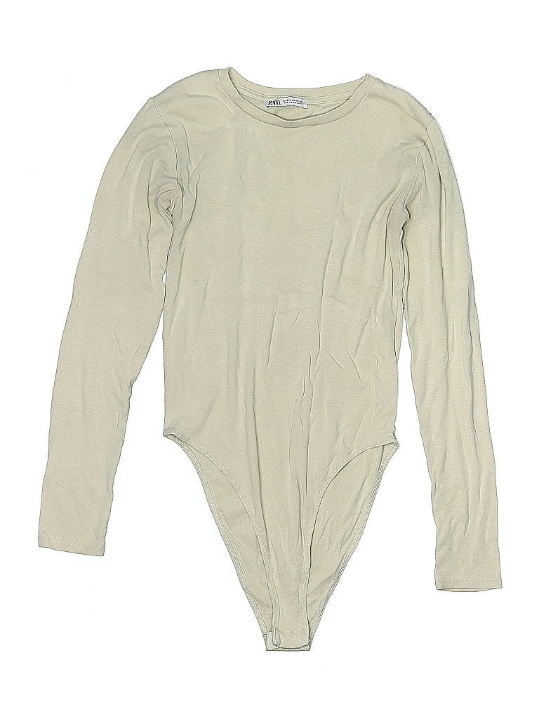 ZARA Pre-owned Bodysuit In Brown