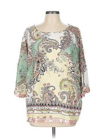 Melissa Paige 3/4 Sleeve Blouse (view 1)