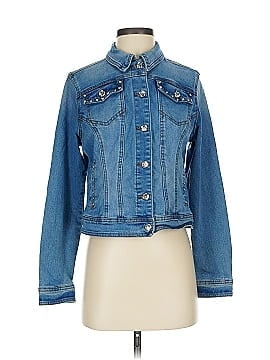 Earl Jean レディース
ブラウン レザー ライダースジャケット Earl Jean Women's Blue Distressed Denim Jean Jacket Size XS