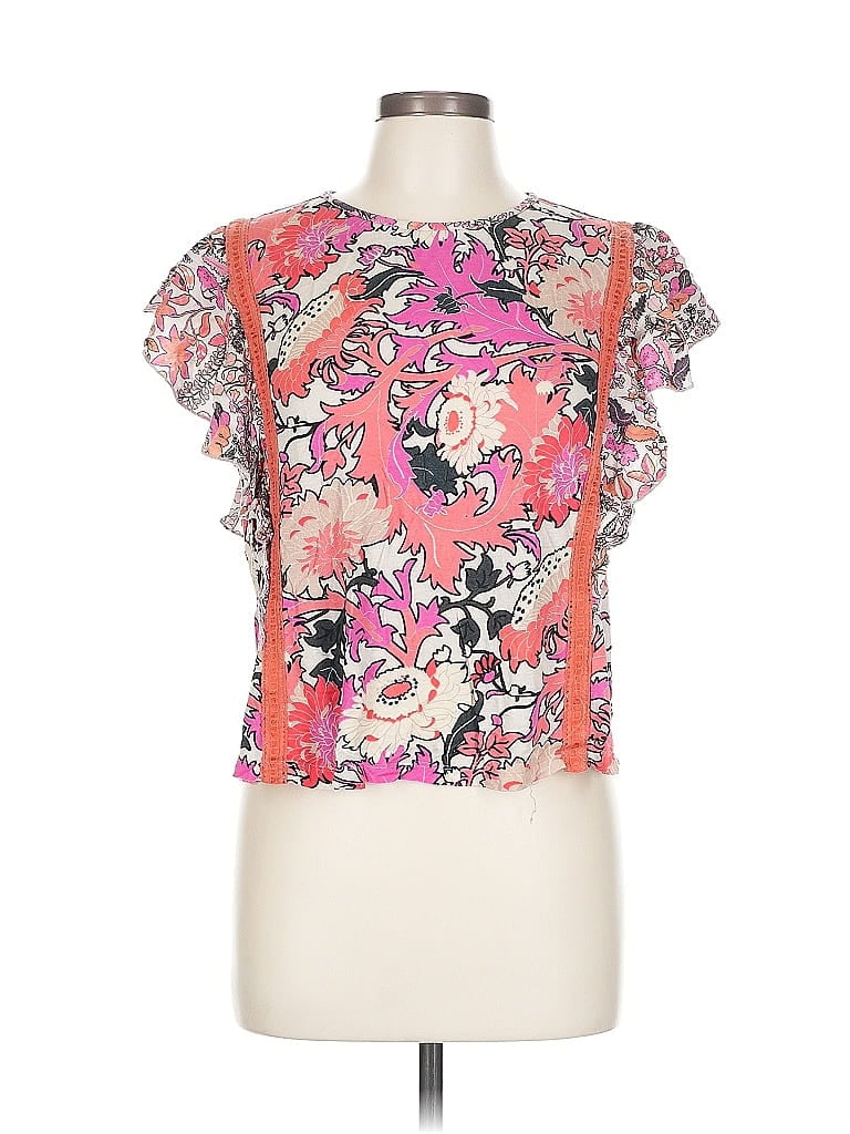 Pre-owned Conditions Apply Short Sleeve Blouse In Pink