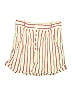 Matthew Bruch Stripes Ivory White Button Fly Shorts Size Med (2) - photo 1