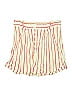 Matthew Bruch Stripes Ivory Button Fly Shorts Size Med (2) - photo 1