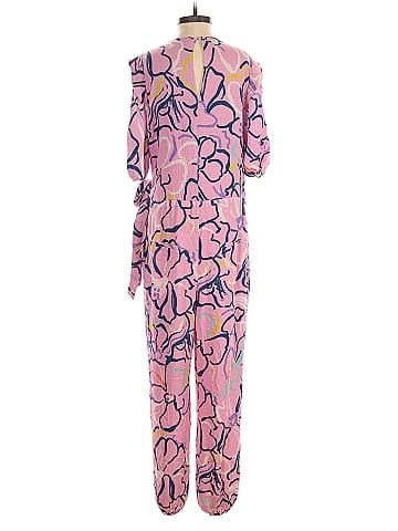Tanya Taylor Pink Floral Jumpsuit (view 2)