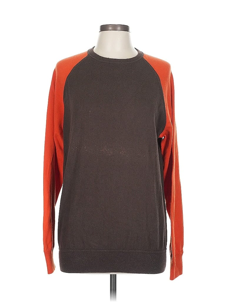 Pre-owned Assorted Brands Pullover Sweater In Brown
