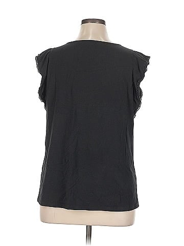 Isaac Mizrahi LIVE! Sleeveless T-Shirt (view 2)