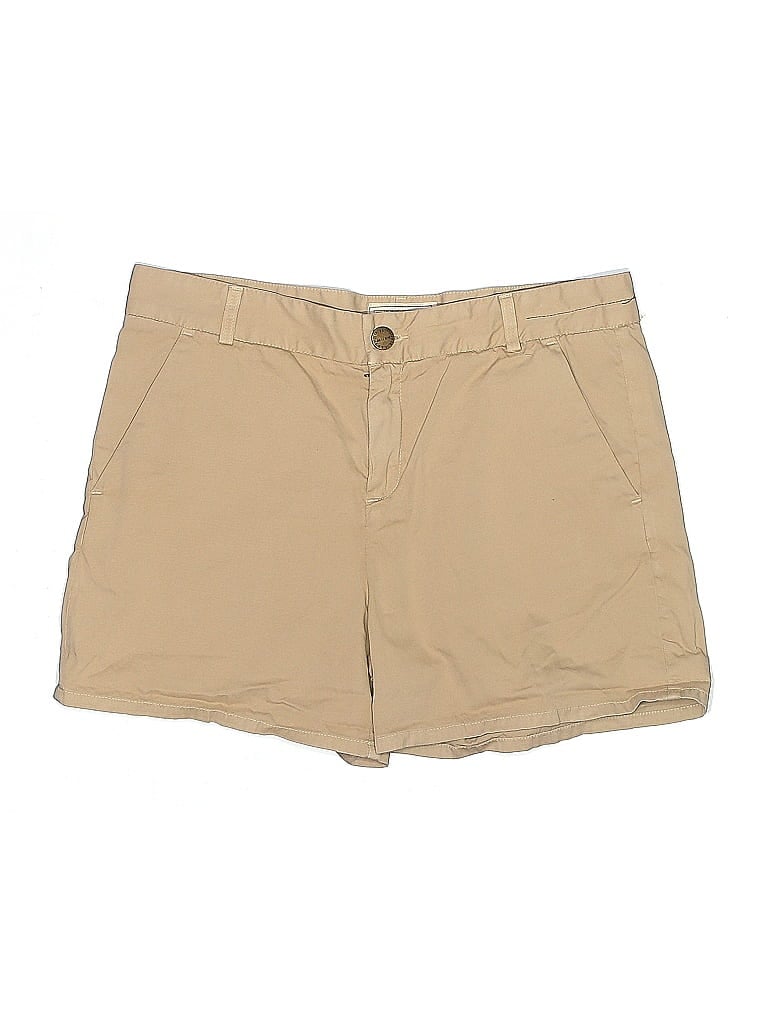 Pre-owned Current Elliott Khaki Shorts In Brown