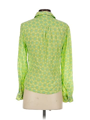 Scilla by Dora Landa Long Sleeve Silk Top (view 2)