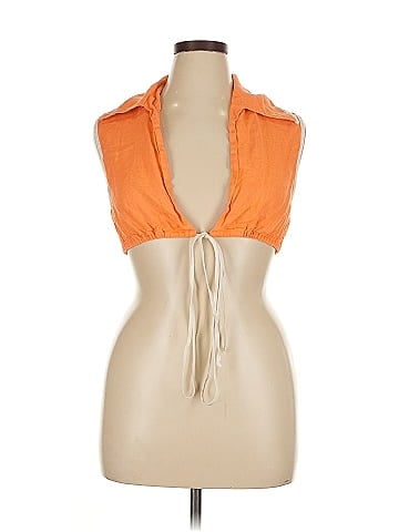 Matthew Bruch Tie Waist Crop Top (view 1)