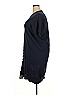Clu 100% Cotton Blue Mix Media Side Draped Dress Size 3X - photo 5