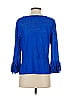 Kobi Halperin Blue 3/4 Sleeve Top Size XS - photo 2
