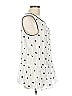 Charming Charlie 100% Polyester Ivory White Sleeveless Blouse Size L - photo 4