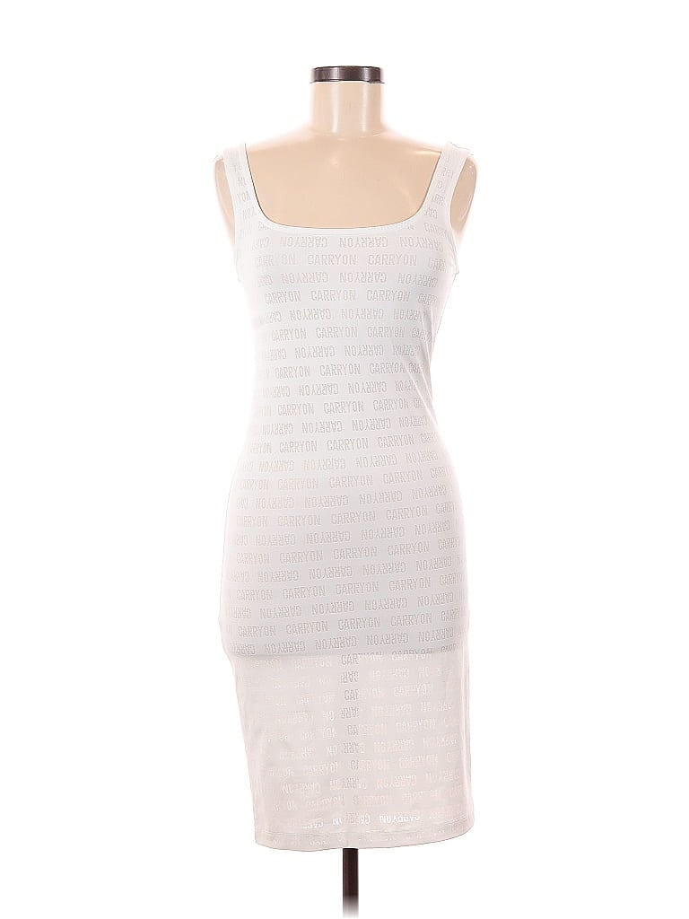 Pre-owned Gabrielle Union New York And Company Cocktail Dress In White