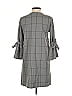 Waverly Grey Plaid Gray Tie Sleeve Plaid Shift Size XS - photo 2