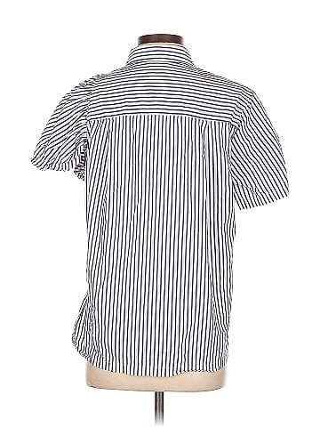 Clu Striped Ruffle Detail Shirt (view 2)