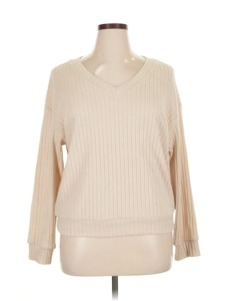 UNBRANDED Pre-owned Pullover Sweater In White