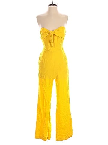 Derek Lam Collective Yellow Sleeveless Jumpsuit (view 1)