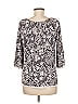 SJS Gray 3/4 Sleeve Blouse Size M - photo 2