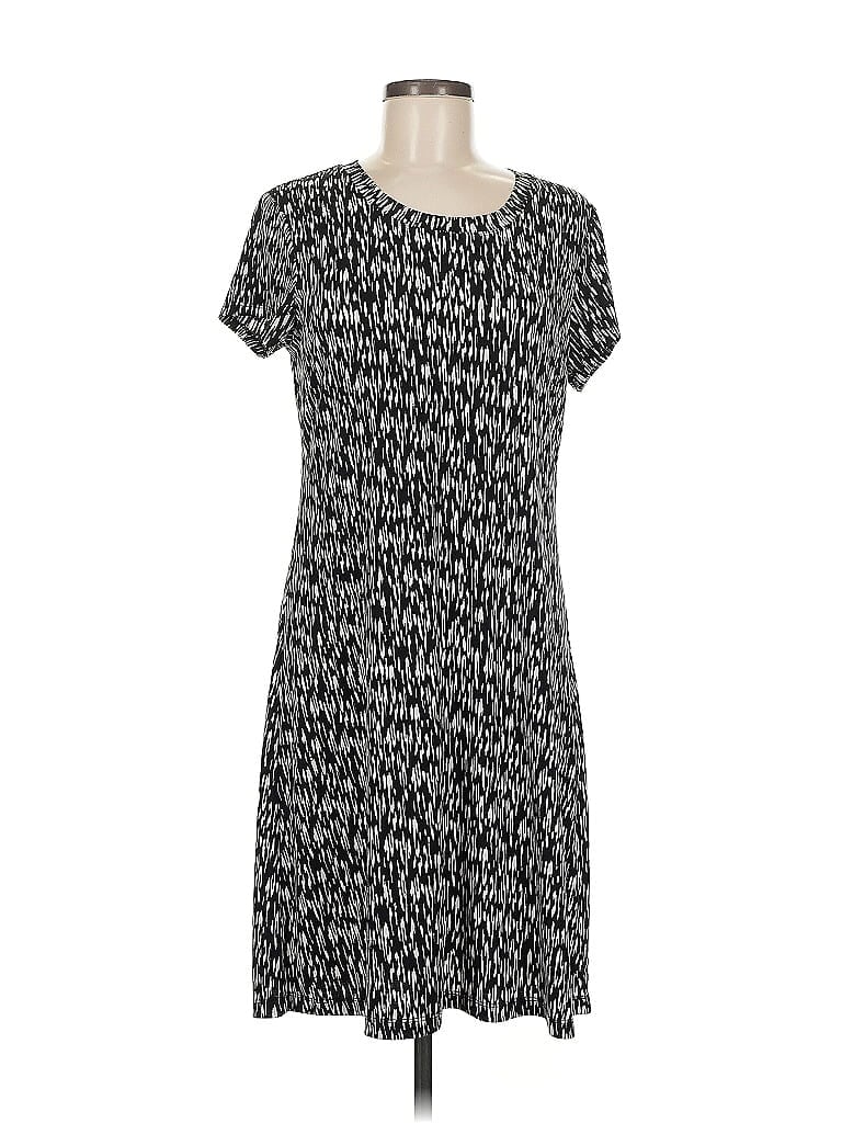 Pre-owned Easywear By Chico's Casual Dress In Gray