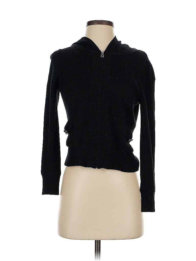 Pre-owned Assorted Brands Cardigan Sweater In Black