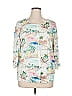 Talbots Tropical White Pullover Sweater Size 1X - photo 1