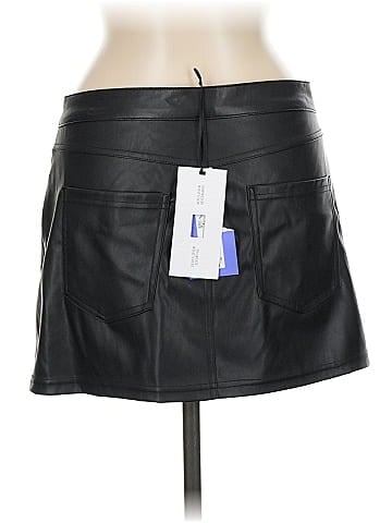 Future Collective Faux Leather Skirt (view 2)