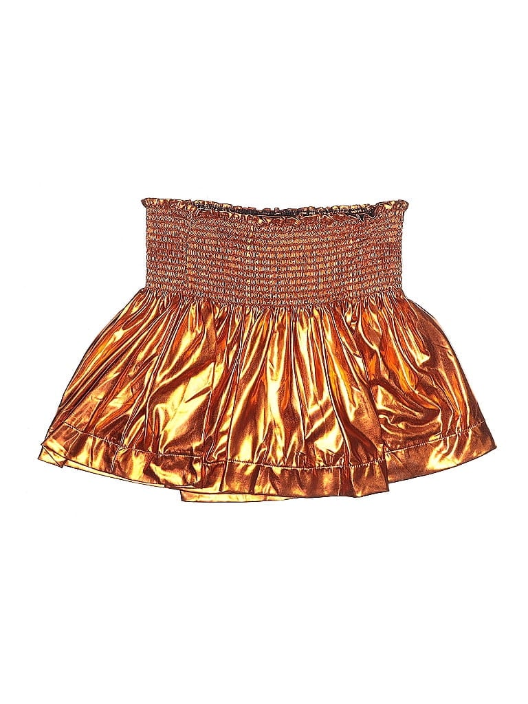 Click to view more detailed imagery on our partner's website Pre-owned Queen Of Sparkles Casual Skirt In Orange