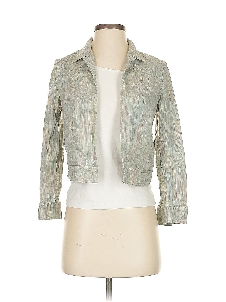 Pre-owned Theory Jacket In Silver