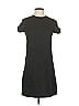 Zara Solid Black Casual Dress Size XS - photo 1