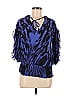 Bebe Blue 3/4 Sleeve Blouse Size M - photo 1