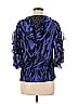 Bebe Blue 3/4 Sleeve Blouse Size M - photo 2