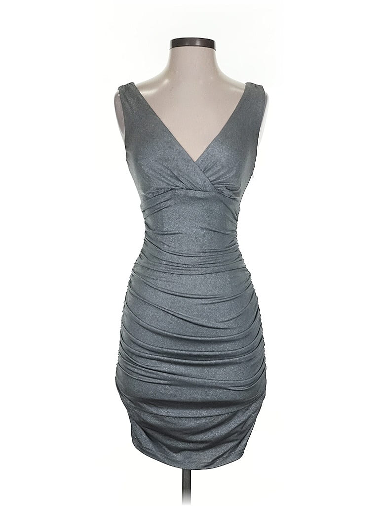 GUESS Pre-owned Cocktail Dress In Gray