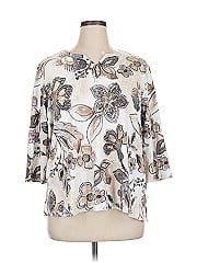 Alfred Dunner 3/4 Sleeve Blouse