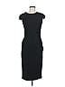 Zara Basic Solid Black Cocktail Dress Size M - photo 1