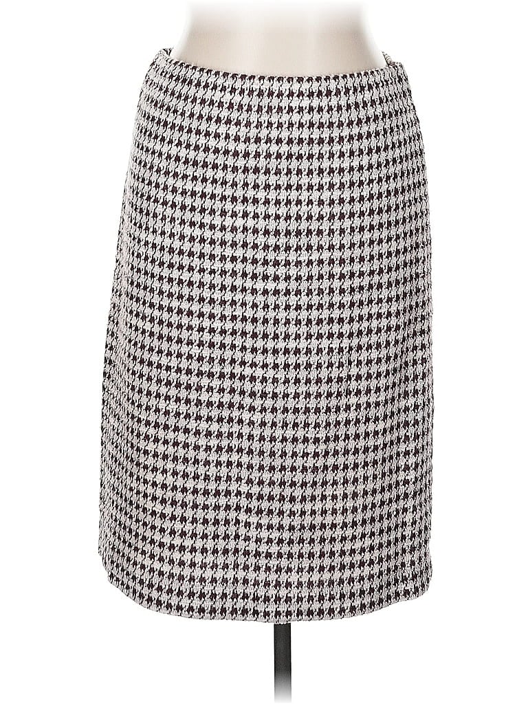 Pre-owned Ann Taylor Formal Skirt In Gray