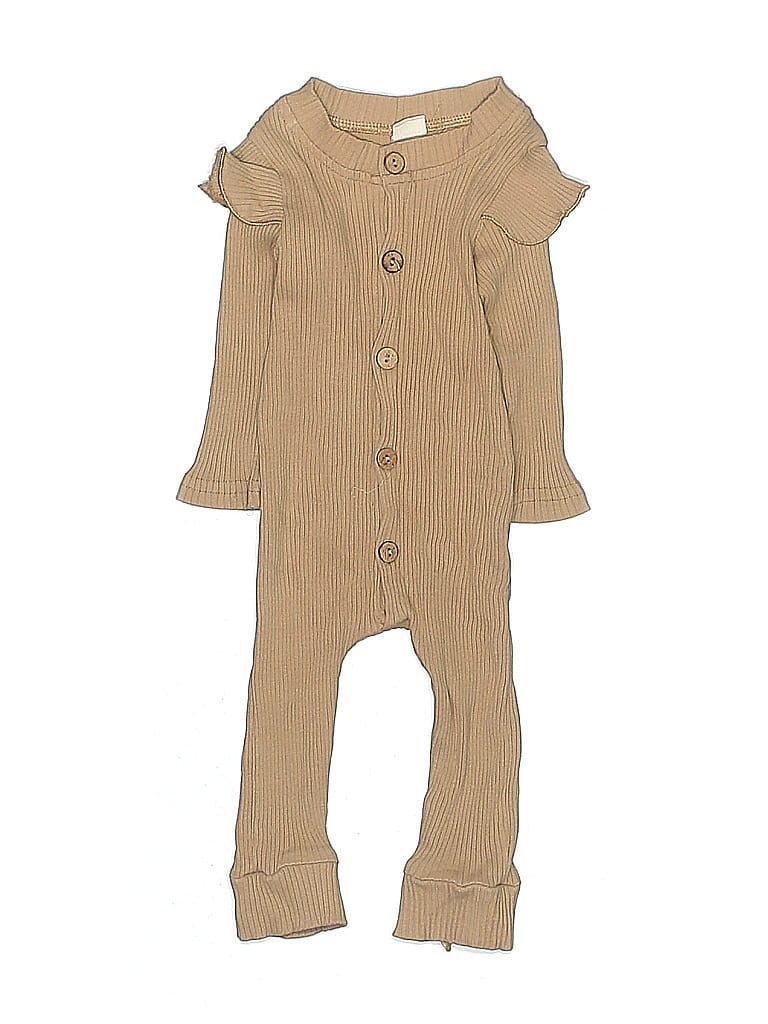 Pre-owned Unbranded Kids' Long Sleeve Outfit In Brown