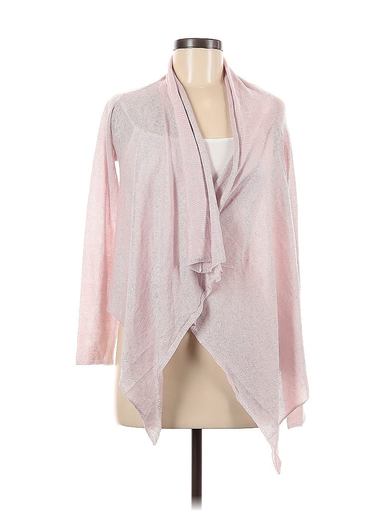 Pre-owned Steve Madden Cardigan Sweater In Pink