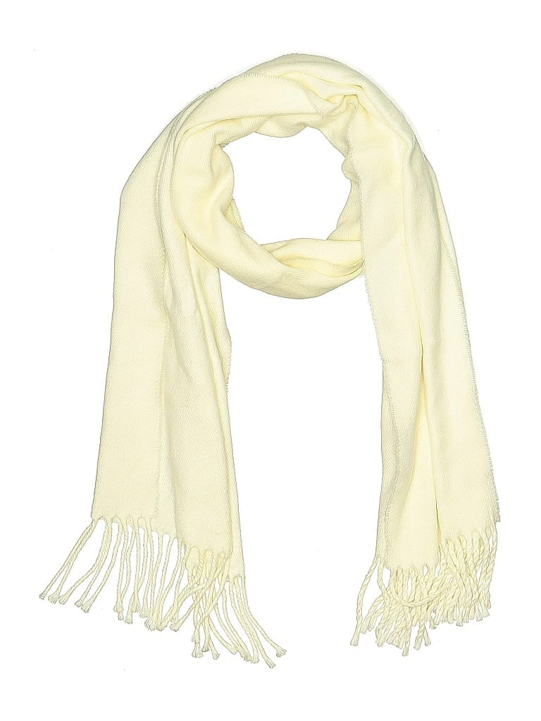 Pre-owned Assorted Brands Scarf In White