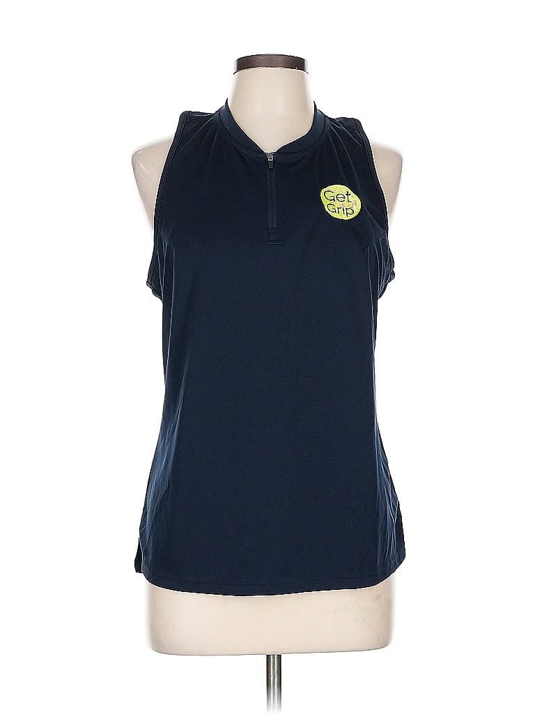 Pre-owned Assorted Brands Sleeveless T-shirt In Blue