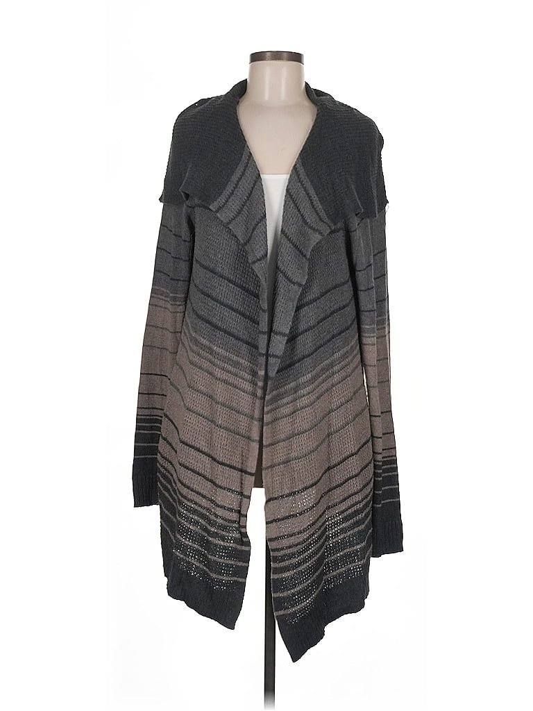 Pre-owned Sonoma Life + Style Kimono In Gray