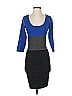 Max Studio Color Block Blue Cocktail Dress Size S - photo 1