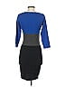 Max Studio Color Block Blue Cocktail Dress Size S - photo 2