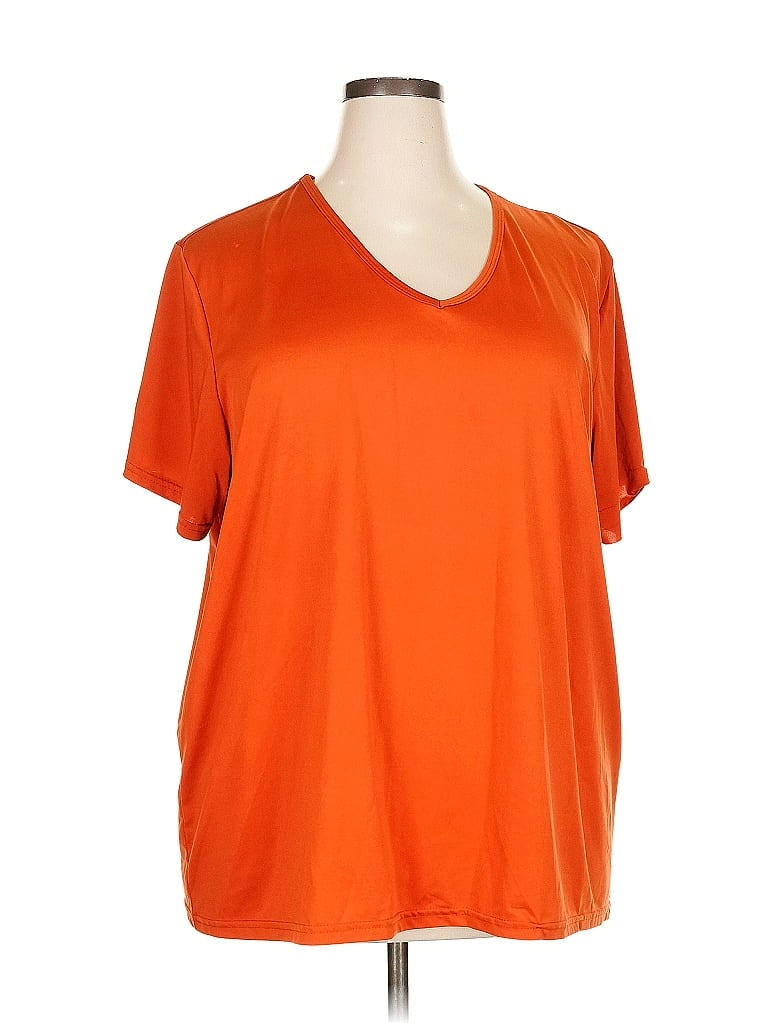 Pre-owned Real Essentials Active T-shirt In Orange