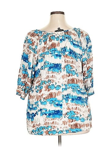 Karen Kane 3/4 Sleeve Blouse (view 2)