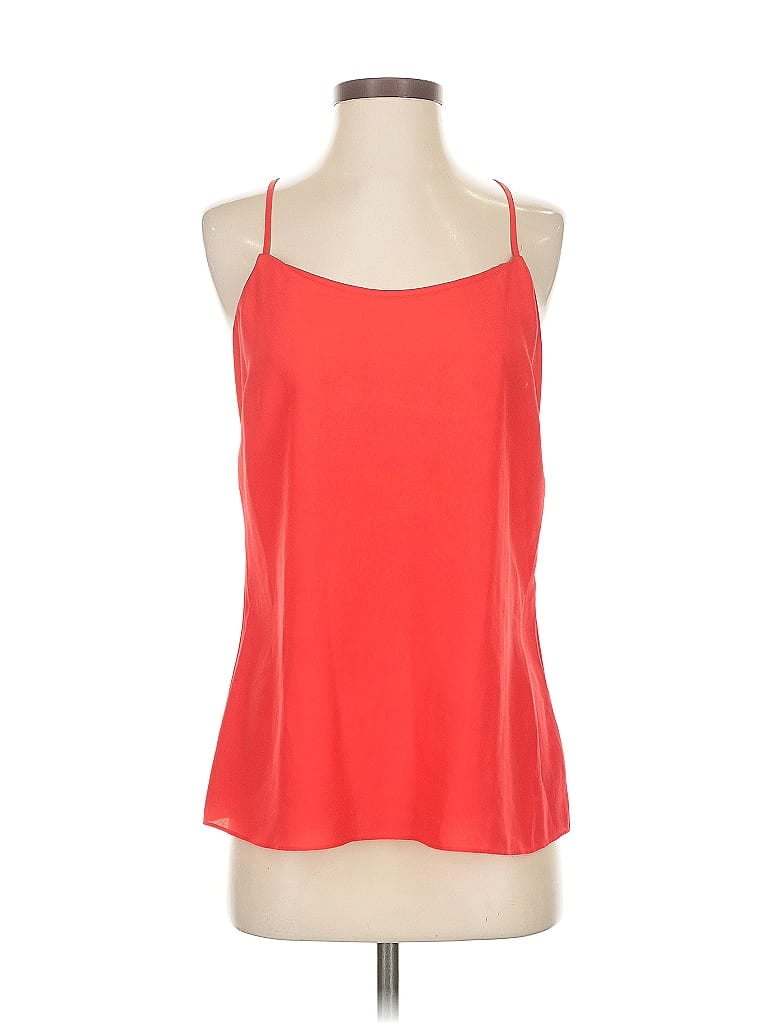 Pre-owned J.crew Factory Store Tank Top Red Halter Neckline Tops