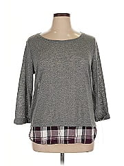 Soho Jeans New York & Company 3/4 Sleeve Top