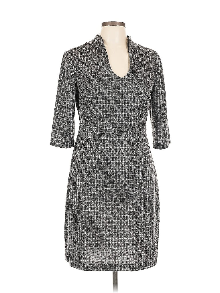 Pre-owned Connected Apparel Casual Dress In Gray
