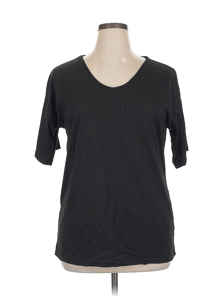 Pre-owned Unbranded Short Sleeve T-shirt In Black