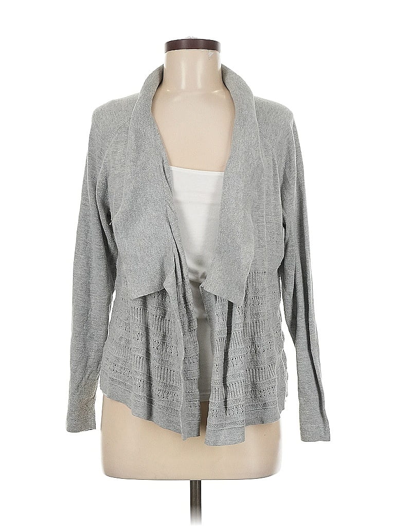 Pre-owned Banana Republic Factory Store Cardigan Sweater In Gray