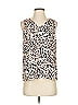 Nine West 100% Polyester Tan Tank Top Size XS - photo 1
